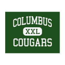 Columbus - Cougars - High - Columbus Montana postcards