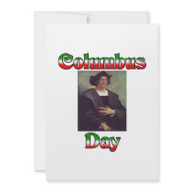 Columbus Day Custom Invites