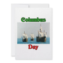 Columbus Day Ships Announcements