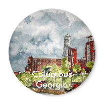 columbus ga georgia riverwalk river walk art, C... magnets by dereklovessheila columbus ga georgia riverwalk river walk art, C... magnets