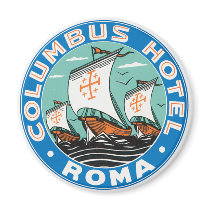 Columbus Hotel, Roma magnets by SonoLeTre Columbus Hotel, Roma magnets