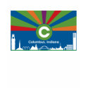 Columbus Indiana Flag T-shirt