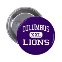 Columbus - Lions - Continuation - Downey Pinback Buttons