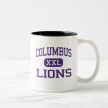 Columbus - Lions - Continuation - Downey Coffee Mugs