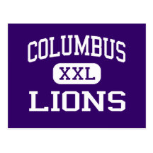 Columbus - Lions - Continuation - Downey Postcards