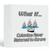 Columbus never returned binders