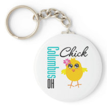 Columbus OH Chick Keychains