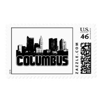 Columbus Skyline Stamp