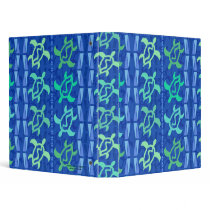 Column of Turtles 1" Art Binder