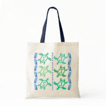 Column of Turtles Canvas Bags