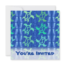 Column of Turtles Invitations