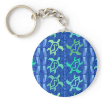 Column of Turtles Keychain