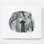 Column Under Weeping tree cutout Mousepads
