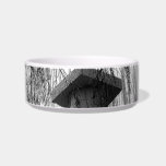 Column Under Weeping tree cutout Cat Bowls