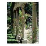 Columnas y rosas blancos - Parc Monceau, flo de Fr Tarjeta Postal