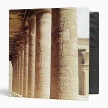 Columns in the Pronaos  of the Temple of Horus Binders