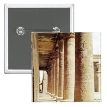 Columns in the Pronaos  of the Temple of Horus Pin