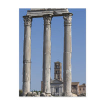 Columns of the Temple of Castor and Pollux with Postcards
