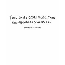 .com costs t-shirts
