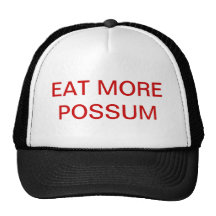 Coma más gorra del camionero del oposum