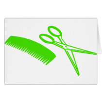 Comb & Scissors - Hairdresser cards