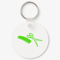 Comb & Scissors - Hairdresser keychains by Thinkdifferent Comb & Scissors - Hairdresser keychains