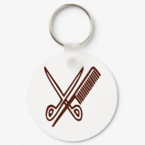 Comb & Scissors - Hairdresser keychains by Thinkdifferent Comb & Scissors - Hairdresser keychains