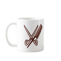 Comb & Scissors - Hairdresser mugs