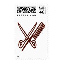 Comb & Scissors - Hairdresser postage