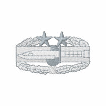 Combat Action Badge 3rd Award embroidered shirts