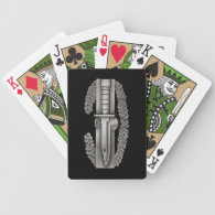 Combat Action Badge Bicycle Card Deck