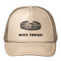 combat badge, BEEN THERE! Trucker Hats