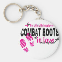 Combat Boot Love Key Chains