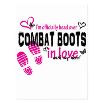 Combat Boot Love Post Cards