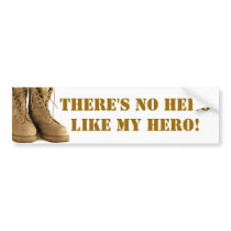 combat boots bumper sticker