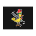 combat chicken postcards by doonidesignsanimals combat chicken postcards