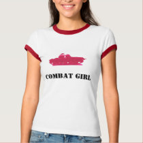 COMBAT GIRL t-shirts