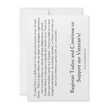Combat Poetry Awareness Invitations