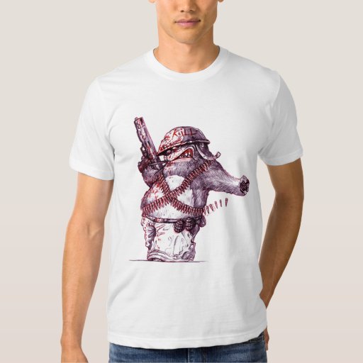 combat wombat t shirt