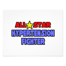 Combatiente de la hipertensión de All Star Invitaciones Personalizada