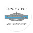 CombatInfBadge2Awd, COMBAT VET, IRAQ-AFGHANISTAN stickers