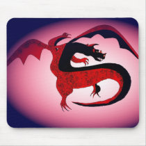 Combative Dragon Stance mousepads