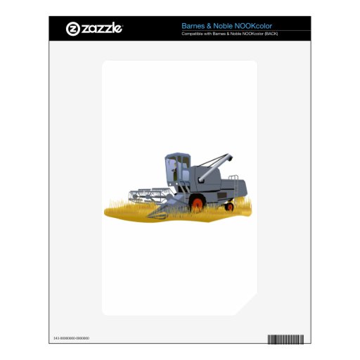 Combine Harvester NOOK Color Skin