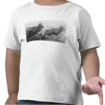 Combine Harvester Scene T-shirt