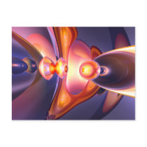 Combustion Abstract Postcard
