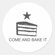 Come and Bake It Items Round Sticker