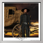 "Come and Get it" Western Artwork Gunslinger Art Print