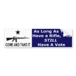 Come And Take It Bumper Stickers
