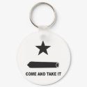 Come and Take it Flag keychains