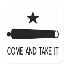 Come and Take It Flag Square Stickers